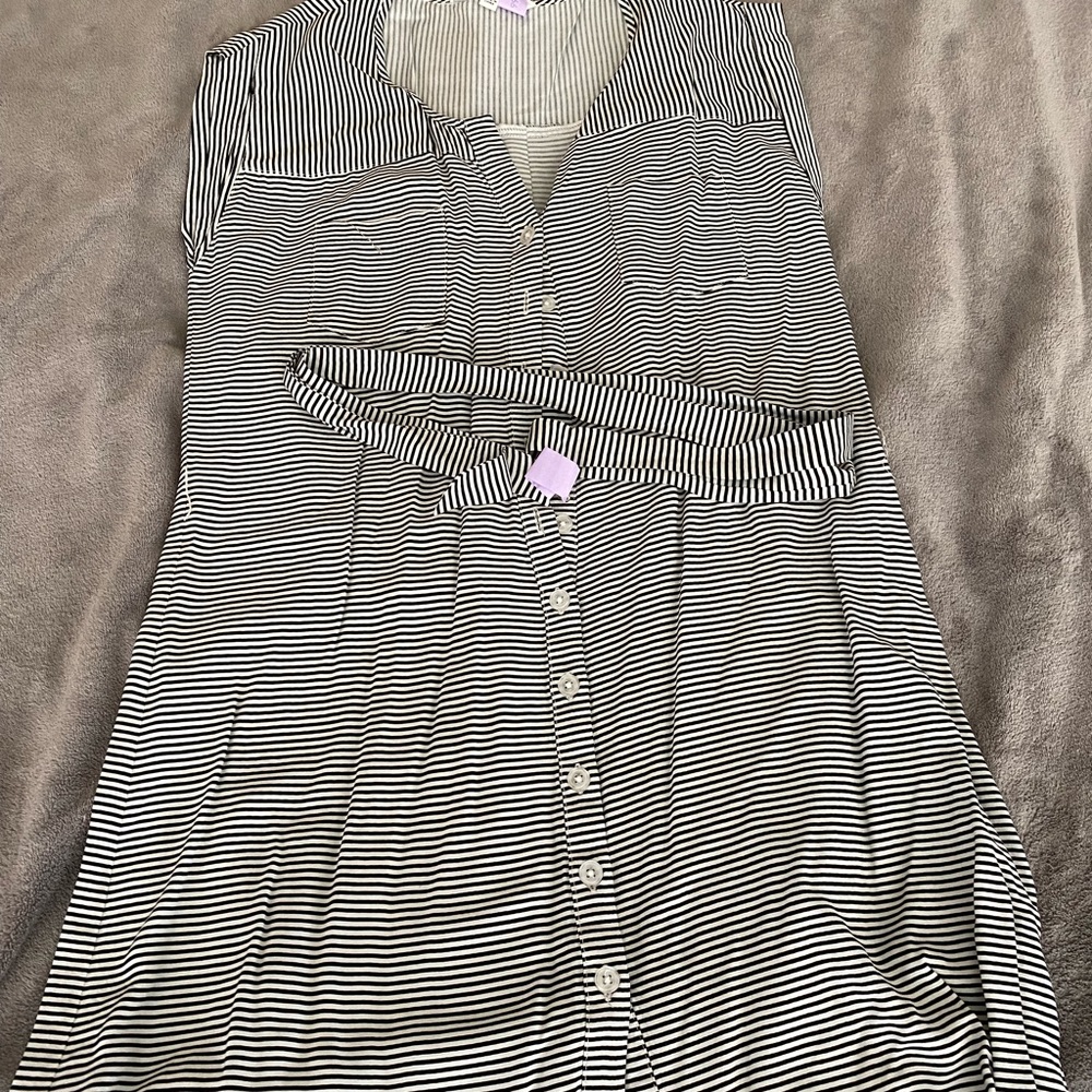Black & White Stripe Dress